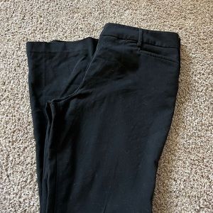 Black boot cut dress pants